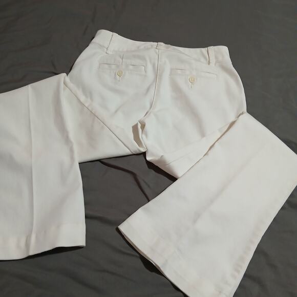 The Limited Fit Flare 678 white denim jeans sz 0 - Picture 4 of 10